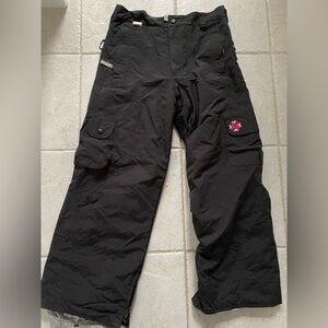 BURTON black snowboard ski snow pants XL